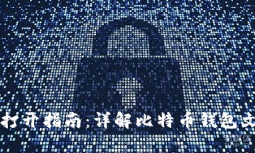 比特币钱包数据打开指南：详解比特币钱包文件及其使用方法