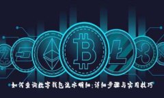 如何查询数字钱包流水明细：详细步骤与实用技